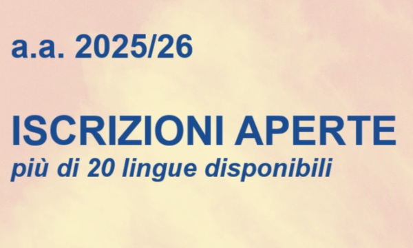 Iscrizioni aperte ai corsi.